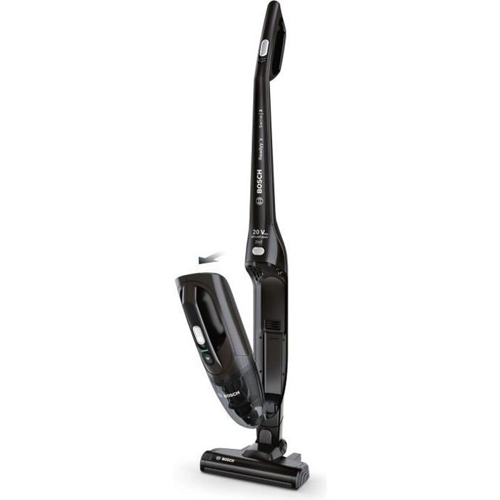 Bosch BBHF220 – Aspirateur Balai Sans Fil 2-en-1 – 40 min d’autonomie – Bac 0,4 L – Filtre lavable