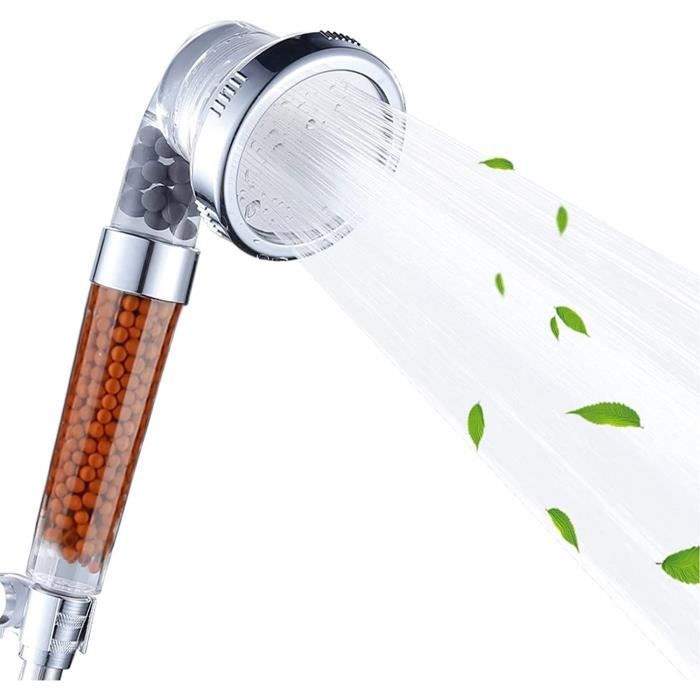 Handheld Shower Head Pommeau De Douche Douchette À Main Avec Filtre Eco-Ion, Douchette Économe En Eau Et Augmentant La Press[u1260]