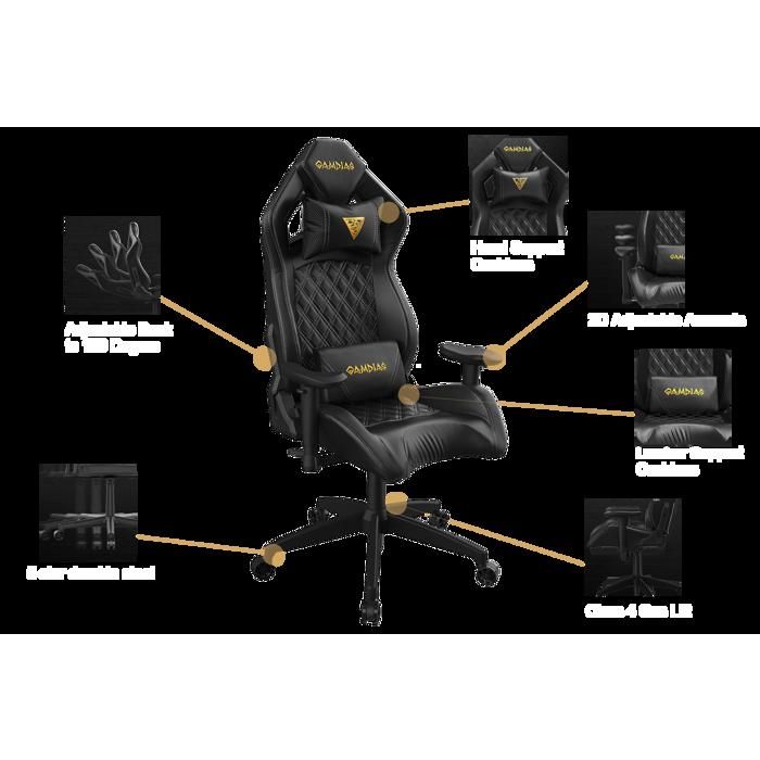 Gamdias Fauteuil Gamdias Aphrodite ML1-L (Noir/Rouge)