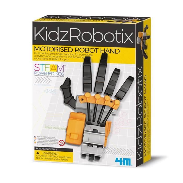 Kit de fabrication KidzRobotix : Robot main aille Unique Coloris Unique