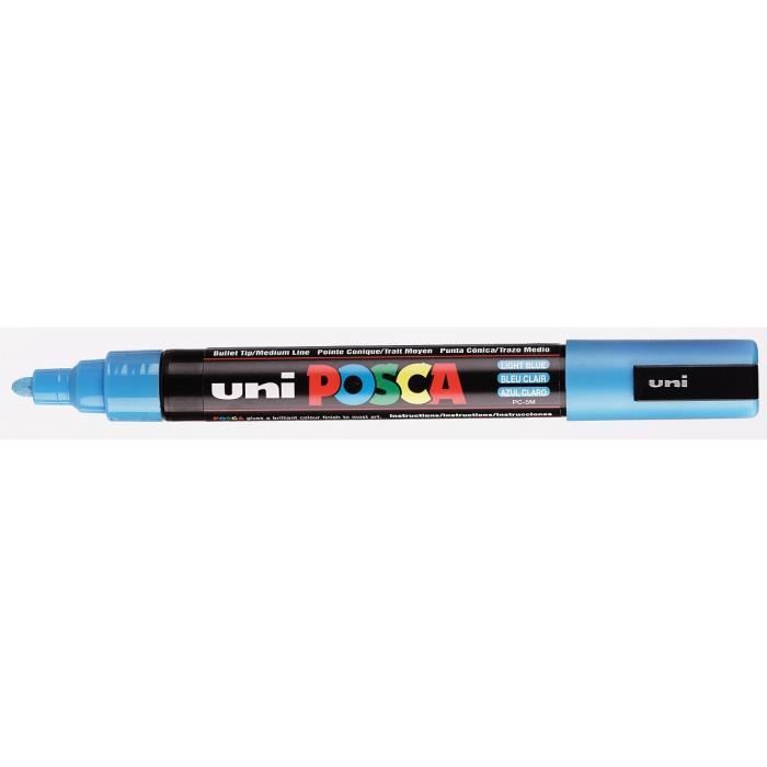 POSCA Marqueur Pointe Conique Moyenne Bleu Clair