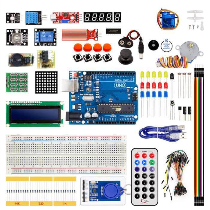 Kit de démarrage Rfid pour Arduino R3 version améliorée de la suite d'apprentissage avec boîte de vente au détail E172