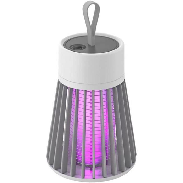 Lampe Anti-Moustiques Électrique Portable Piège À Moustiques Avec Rayons Uv Et Décharge Électrique Batterie Intégrée Zappeur [H1932]
