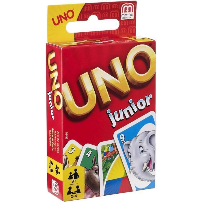 Mattel Games - Uno Junior - Jeu de Cartes pour Enfants - Dès 3 ans GKF04