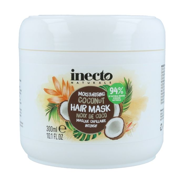 Masque capillaire - Noix de Coco - Traitement intensif - Cheveux secs - Cheveux crépus - Hydratation profonde