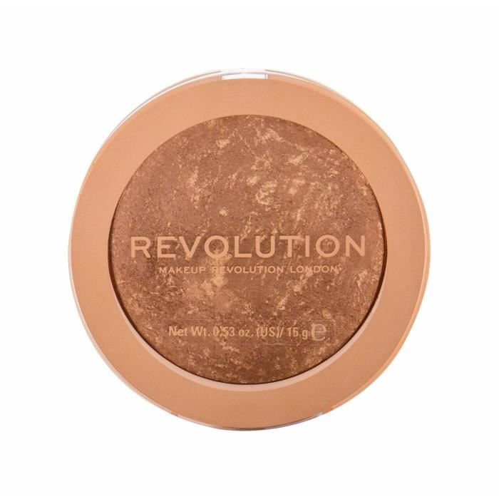 Bronzant - Make up Revolution London - Rechargé 15g - Long Week-end - Texture veloutée - Très pigmenté