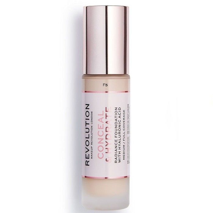 Fond de teint - Revolution Conceal & Define - Teinte F5 - Flacon en verre - Convient à tous types de peau