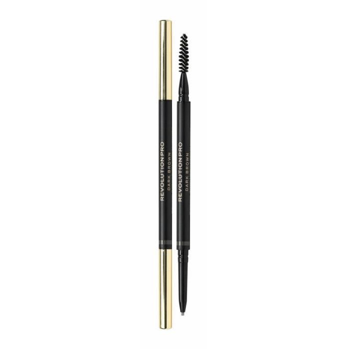Maquillage Revolution London 0.1g Pro Définir Et Remplir, Brun Foncé, Crayon À Sourcils