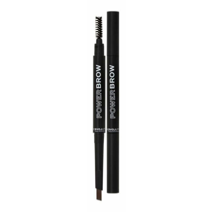 Revolution Relove 0.3g Power Brow, Brun Foncé, Crayon Pour Sourcils