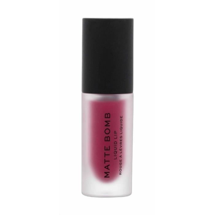 Makeup Revolution London Bombe Mate 4,6 Ml, Étoile Bordeaux, Rouge À Lèvres