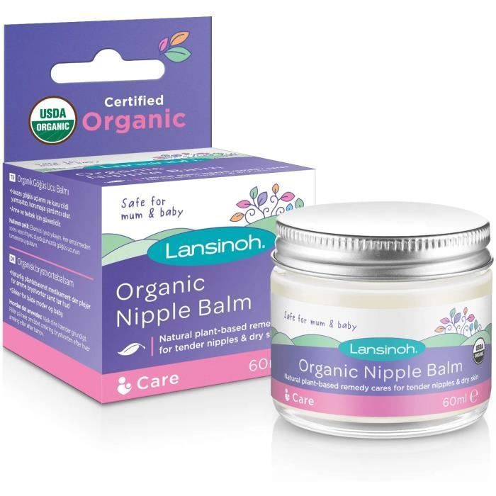 Lansinoh Laboratories Inc. UK Organique Téton Baume 60ml Naturel Allaitement Crème