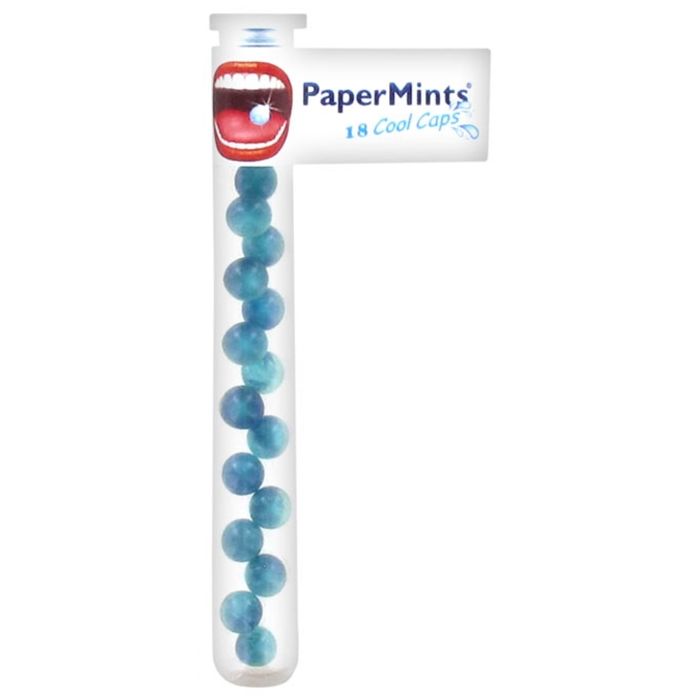 PaperMints Cool Caps sans Sucre Tub' 18 billes