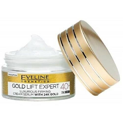 Eveline Cosmetics Gold Lift Expert 40+ Face Firming Cream Serum With 24K Gold