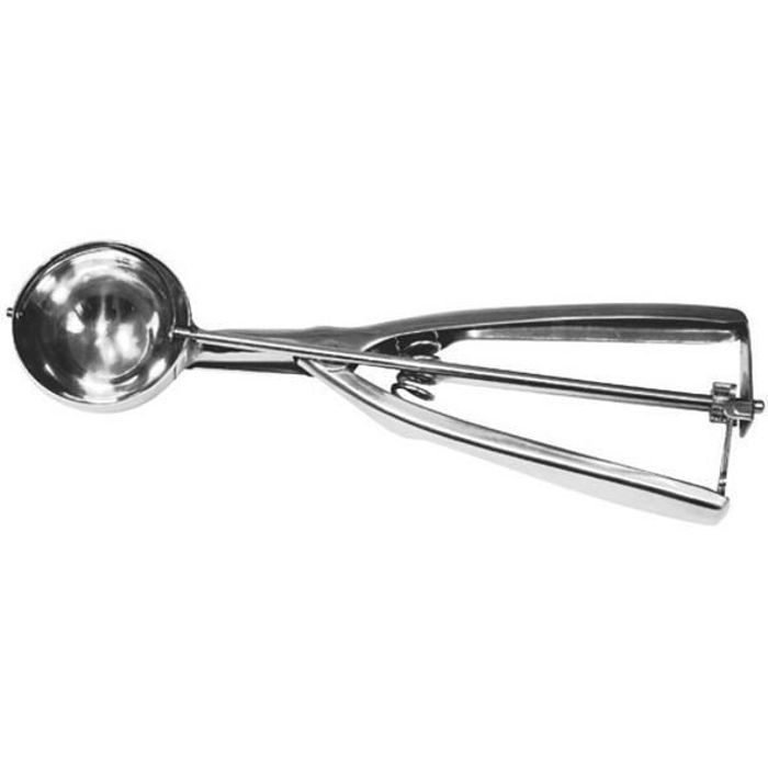 Cuillère à glace - Lamacom - Acier inoxydable - Compatible lave-vaisselle - Couleur gris