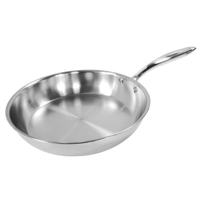 Poêle 3 couches Inox Plus – Ø26 cm