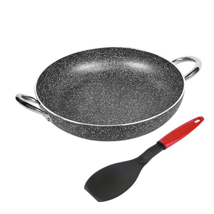 POELE 2ANSE MOULATYGRANITE Ø26