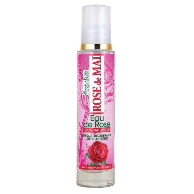NaturEcoin - Eau de Rose 100% Naturelle - Rose de Mai - 100 ml