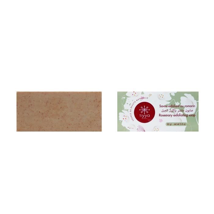 Savon exfoliant romarin - 80 gr - Tiyya