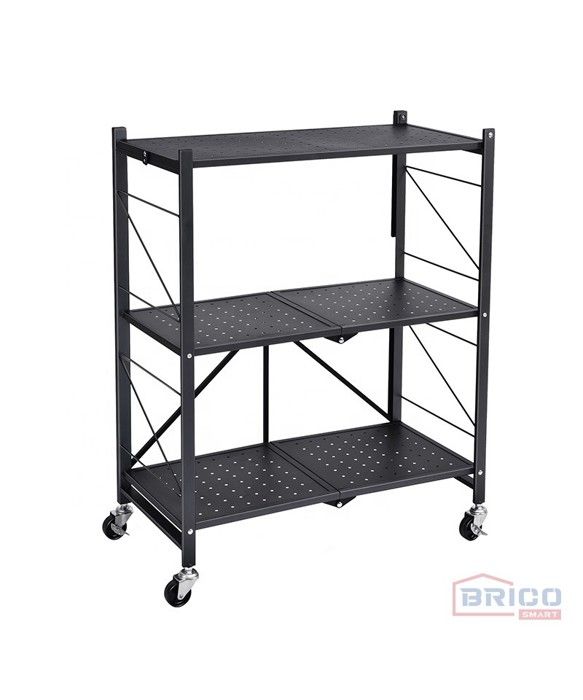 Chariot pliable de 3 niveaux (68*34,8*85,6 cm)