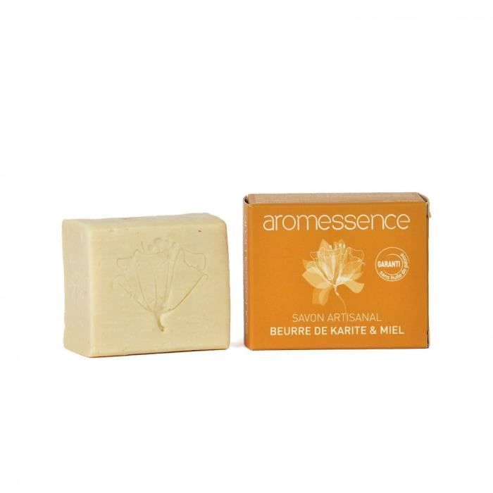 Savon artisanal Beurre de Karité & Miel hydratant et adoucissant