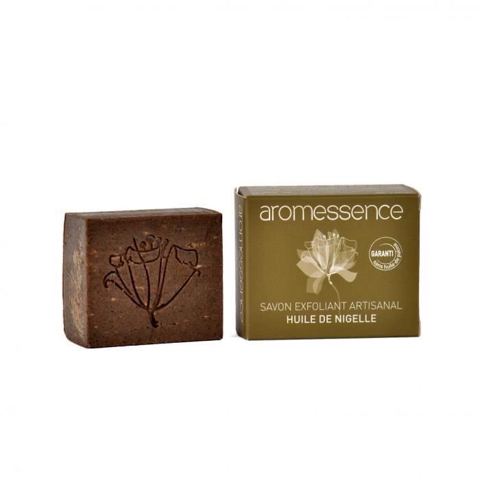 Savon exfoliant artisanal Huile de Nigelle pour les peaux sensibles et délicates