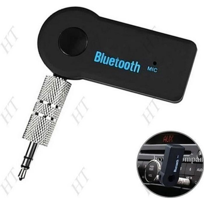 Adaptateur recepteur bluetooth 4.1 jack 3.5 pour voiture autoradio prise casque chaine hifi ordinateur Hightechnology bes4646