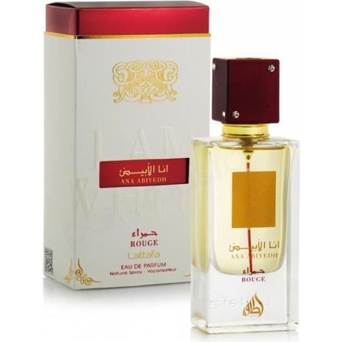 Eau de Parfum Ana Abiyedh Rouge by Lattafa 60ml femme
