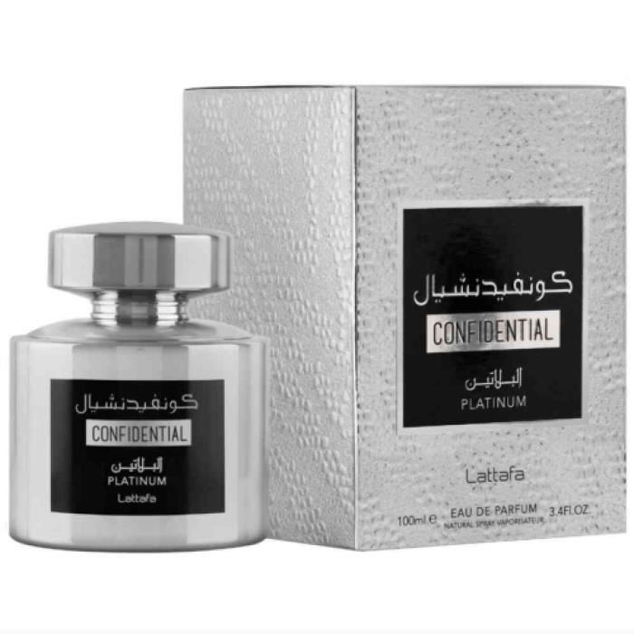 Lattafa Confidential Platinum  Eau de Parfum 100ml