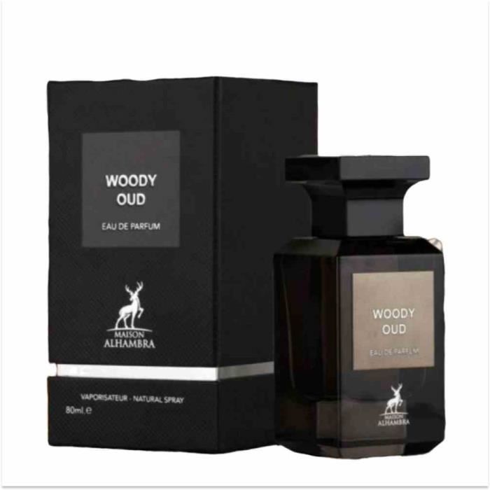 Alhambra Woody Oud Eau de Parfum Mixte 80ml