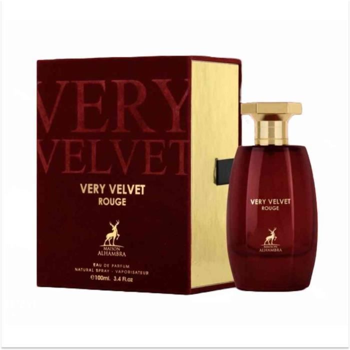 Maison Alhambra Very Velvet Rouge Eau de Parfum Mixte 100ml