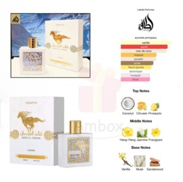 Lattafa Qaed Al Fursan Eau de Parfum Mixte 90ml