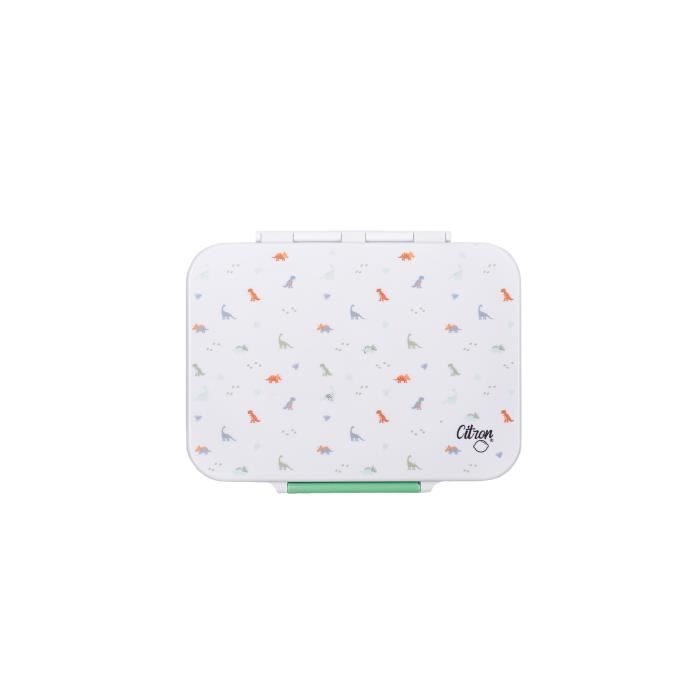 Grand bento avec 4 compartimen Blanc