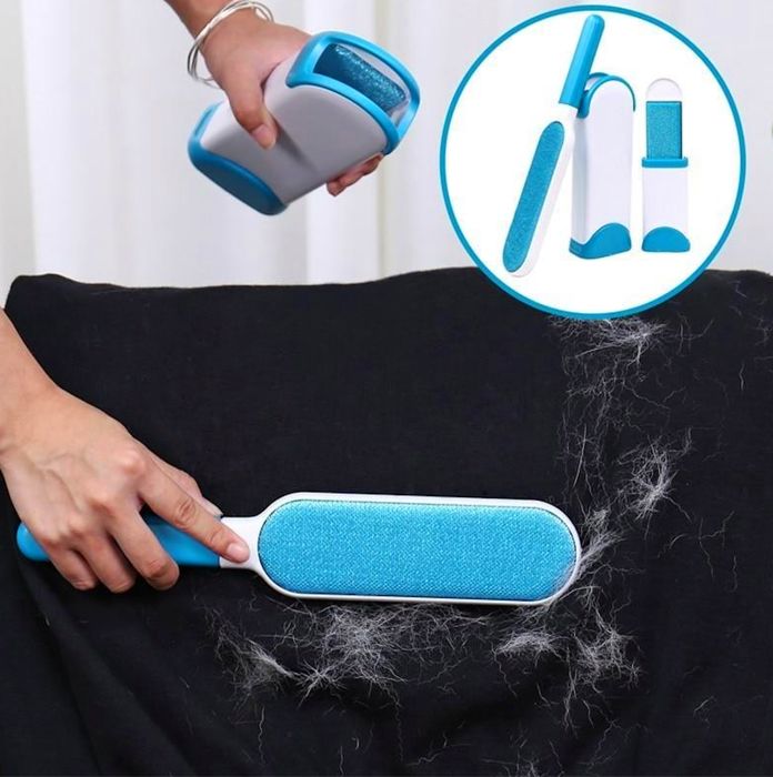 Brosse pour Animaux - Non spécifié - Extra Large - Couleur bleue - Kit de Voyage Inclus - Socle Nettoyeur Facile