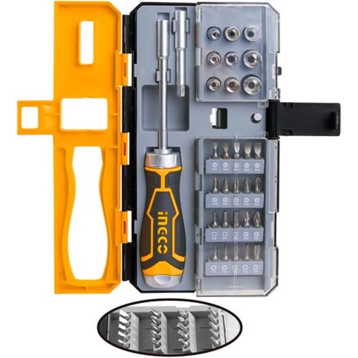 Set de 33 pièces pour tournevis - HKSDB0338 - INGCO