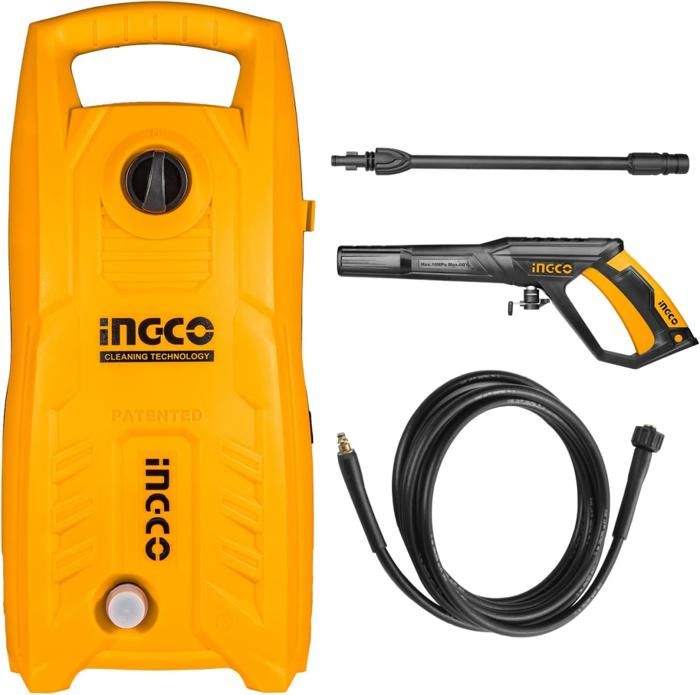 INGCO HPWR14008 Nettoyeur Haute-Pression - 1400W, 130Bar