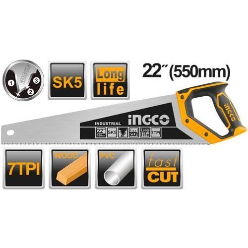 Scie 550mm

fast cut - HHAS28550 - INGCO