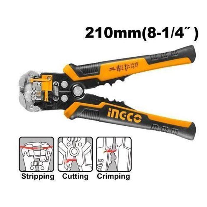 Pince à dénuder automatique (0.2~6mm²) - HWSP102418 - INGCO