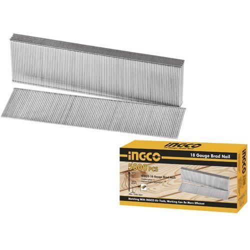INGCO -5000 clous galvanisés lisses 50mm calibre18 - 50x1,2 mm -ANA18501
