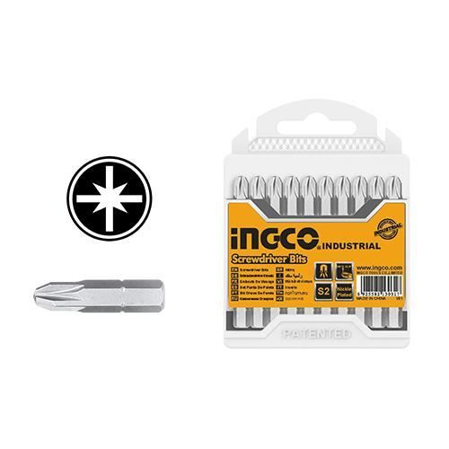 Set De 20 Embouts Pz2 25Mm - SDB11PZ213 - INGCO