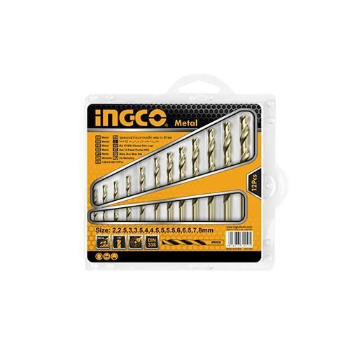 INGCO Set de 12 Forets à métaux HSS - AKDB1125