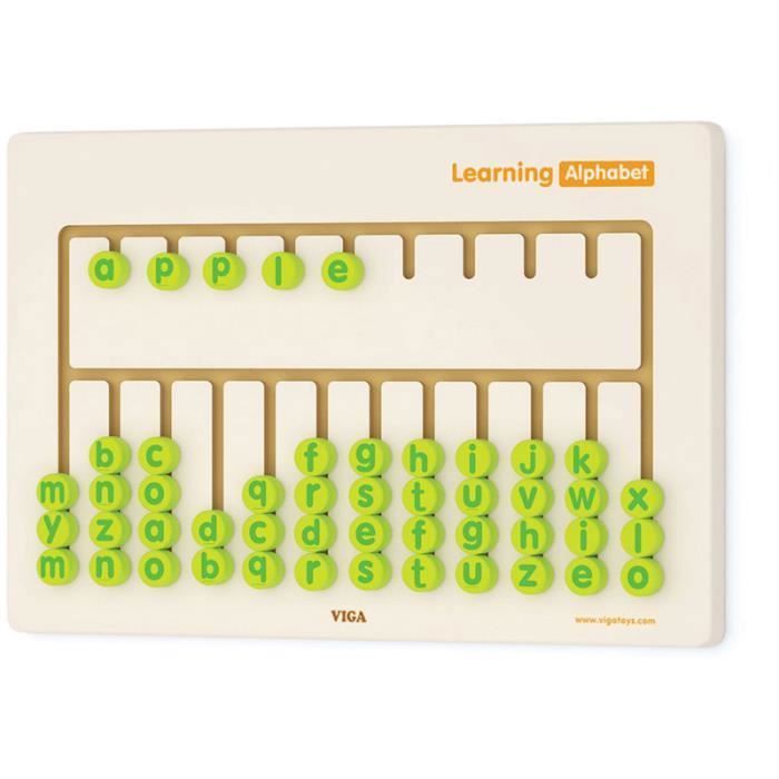 Jeu mural, Apprendre l'alphabet