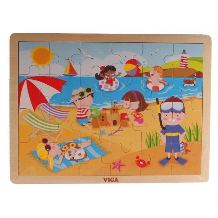 Puzzle Four Seasonsété 24 pièces - Marque - Modèle - Mixte - Blanc - Moins de 100 pièces - Enfant