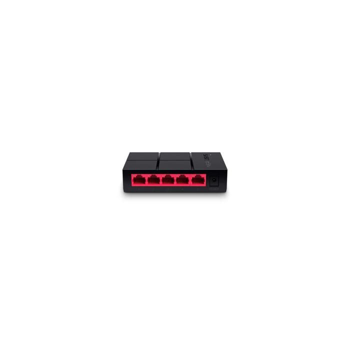 Switch Ethernet Gigabit 5 Ports - Mercusys MS105G - Switch RJ45 - Plug and Play