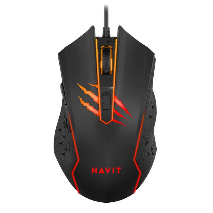 Souris gamer - GAMENOTE - MS1027 - 6 boutons - 2400 DPI - Rétroéclairage LED RGB