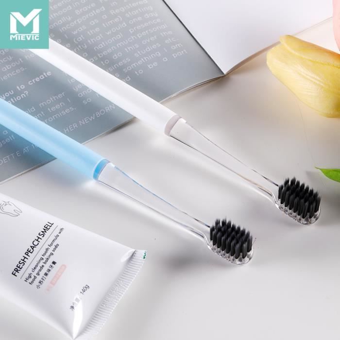 Brosse à dents au charbon de bois(2pcs) - Mievic