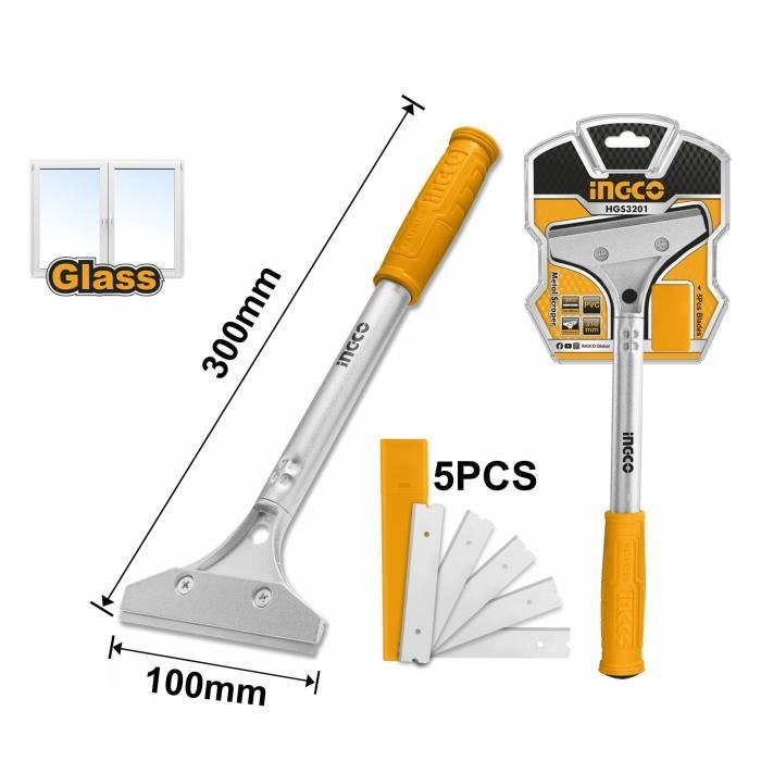 GRATTOIR en aluminium 6 lames - HGS3201 - INGCO