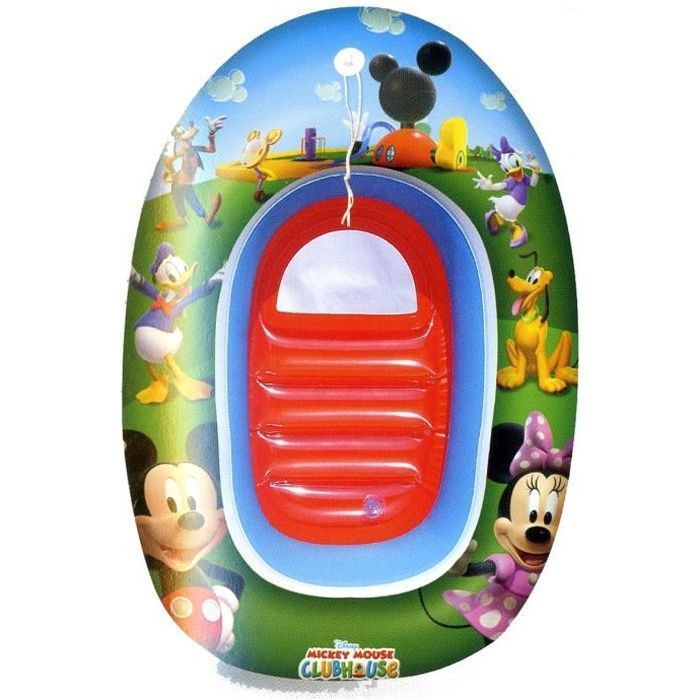 Bateau Mickey Roadster Racers - BESTWAY - 102 x 69 cm - PVC - Multicolore