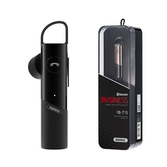 REMAX Casque Bluetooth RB-T15 (multipoint + EDR) Noir
