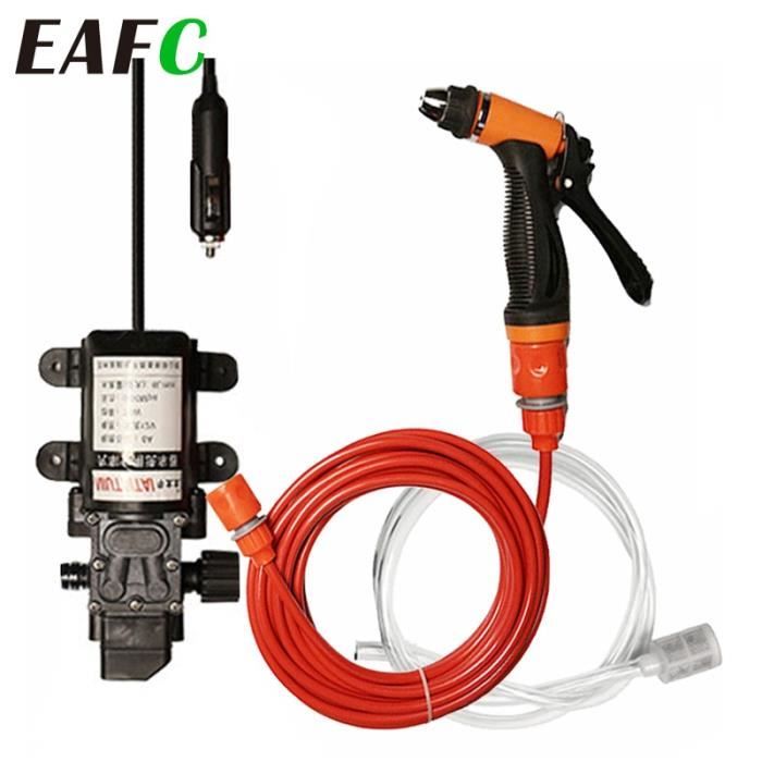 Pistolet de lavage de voiture Portable 12V, pompe à jet haute pression, Machine à laver, Kit de nettoyage de