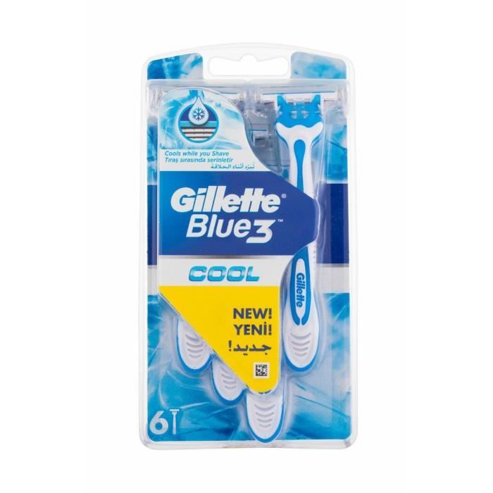 Gillette 6pcs Blue3 Frais Rasoir